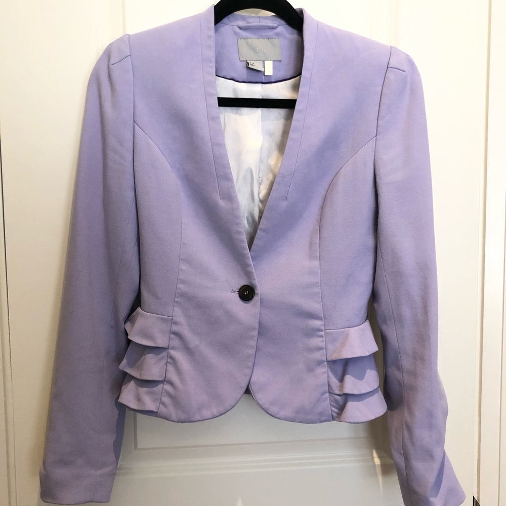💜3/$25 H&M Lilac Blazer
